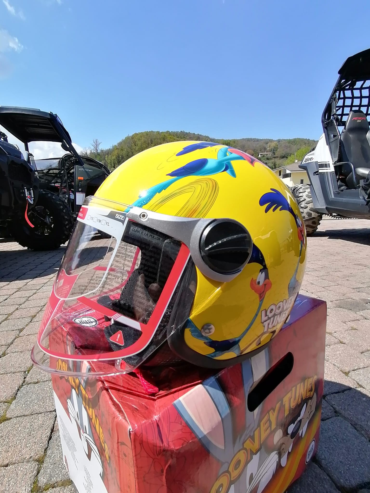 CASCO JET PER BAMBINI ROAD RUNNER LOONEY TUNES - PaolettiRacing.it