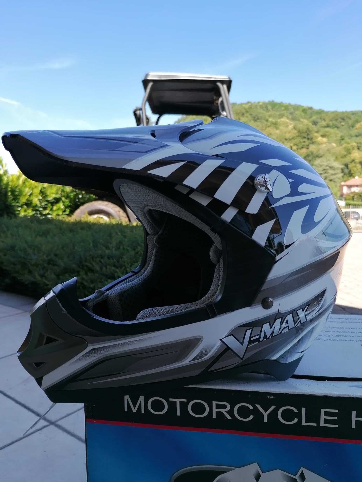 CASCO INTEGRALE V-MAX GRIGIO - PaolettiRacing.it