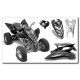 plastiche parafango quad raptor 700