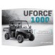 UTV CF CFMOTO UFORCE 1000 3 POSTI TRATTORE AGRICOLO TARGA GIALLA