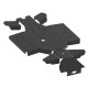 SKID PLATES PIASTRE PARAMOTORE IN PLASTICA PER QUA E ATV