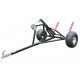 RIMORCHIO PER BALLE DI FIENO PER QUAD E UTV