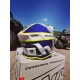 CASCO DA CROSS AIROH WRAAP BROKEN BLU