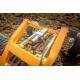 RASTRELLO A SCARICO LATERALE CONTINUO DETTO RANGHINATORE ORIZZONTALE PER QUAD E UTV