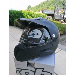 CASCO CROSS AIROH WRAAP YOUTH NERO OPACO