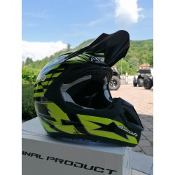 CASCO CROSS AIROH JUMPER ASSAULT GIALLO FLUO LUCIDO