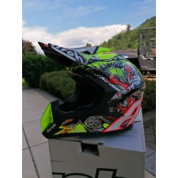 CASCO MOTO CROSS AIROH SWITCH PIRATE LUCIDO