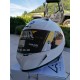 CASCO INTEGRALE MOTO AIROH BIANCO CON SCRITTA SUL RETRO