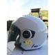 CASCO HELIOS CON DOPPIA VISIERA COLORE BIANCO