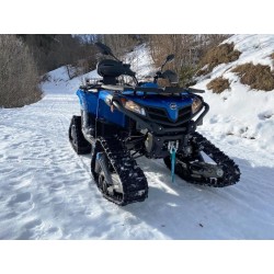 QUAD CFORCE 450 LUXURY ALLESTITO CON CINGOLI NEVE